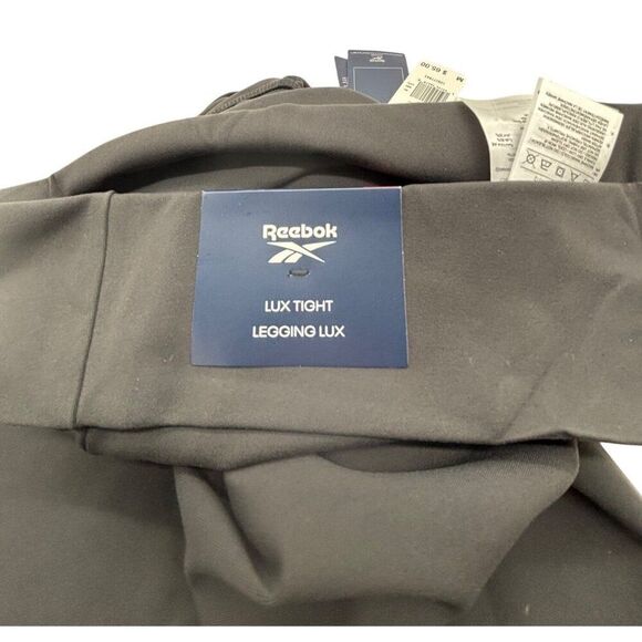 Reebok Womens Lux 2.0 Maternity Studio Tights Leggings, Black - Picture 10 of 13